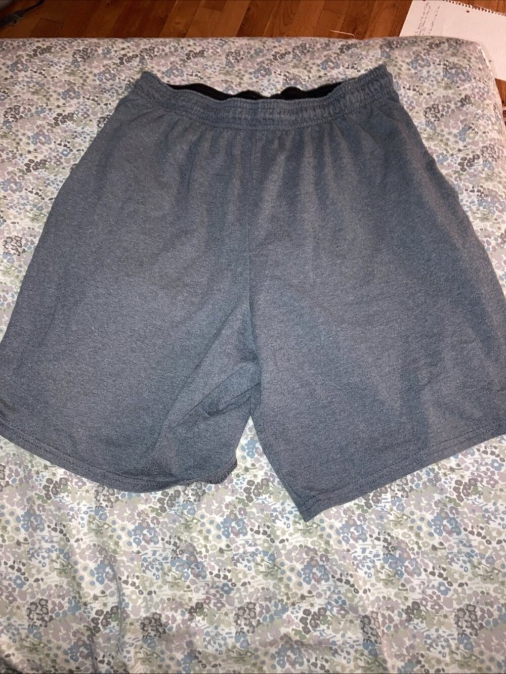 Men's Fruit Of The Loom Lounge Shorts Charcoal Gray Medium Cotton